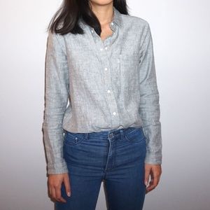 Levi's Gray Long Sleeve Button Down Shirt